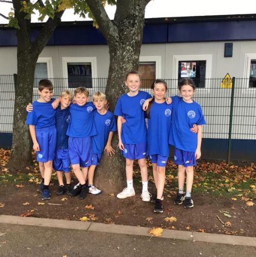 On Monday, children from the athletics after school club represented Mapplewells at the district school games cross country.
